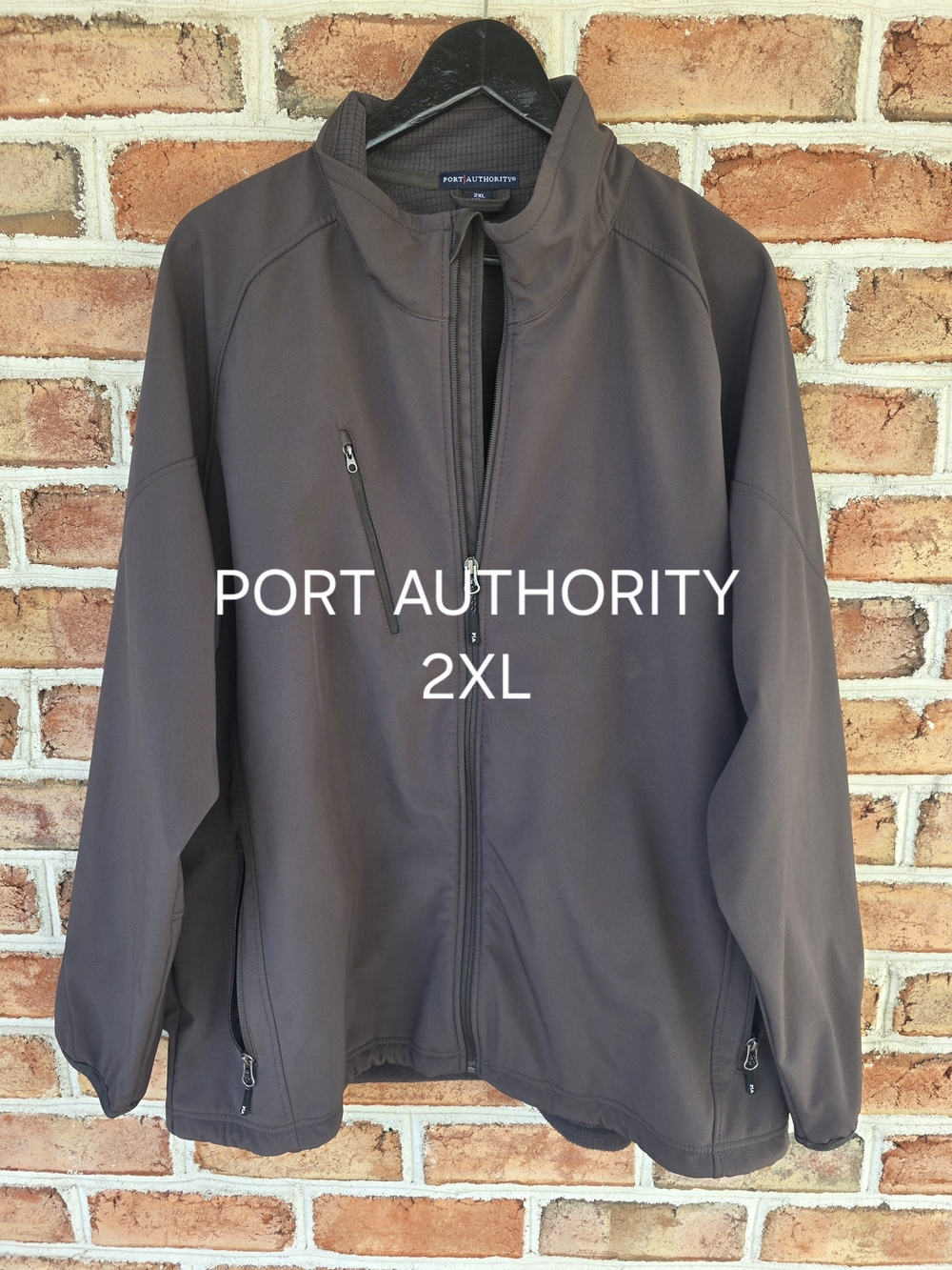 Port Authority Men's Gray Performance Softshell Jacket